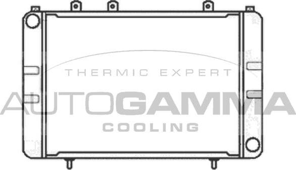 Autogamma 100712 - Radiator, racire motor aaoparts.ro