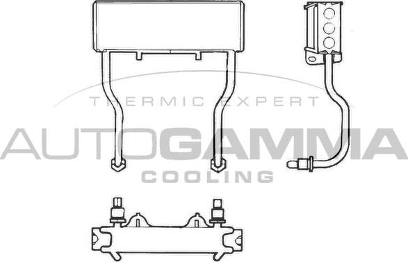 Autogamma 101529 - Radiator ulei, ulei motor aaoparts.ro