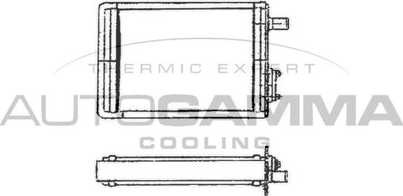 Autogamma 101649 - Schimbator caldura, incalzire habitaclu aaoparts.ro