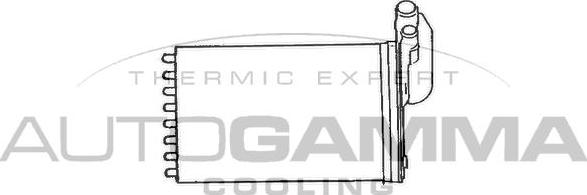 Autogamma 101657 - Schimbator caldura, incalzire habitaclu aaoparts.ro
