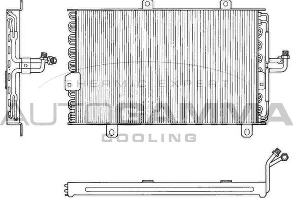 Autogamma 101605 - Condensator, climatizare aaoparts.ro