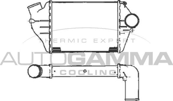 Autogamma 101891 - Intercooler, compresor aaoparts.ro