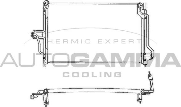 Autogamma 101707 - Condensator, climatizare aaoparts.ro