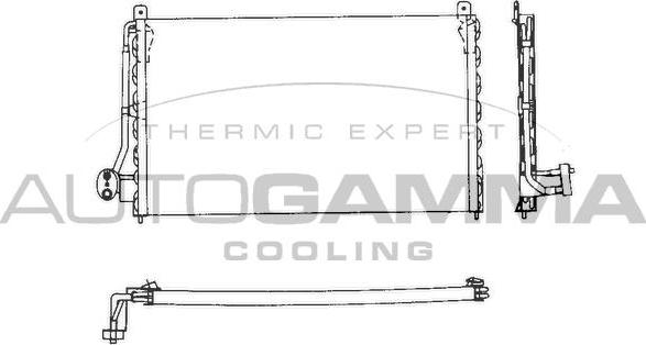 Autogamma 101710 - Condensator, climatizare aaoparts.ro