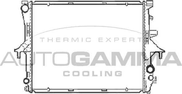 Autogamma 103942 - Radiator, racire motor aaoparts.ro