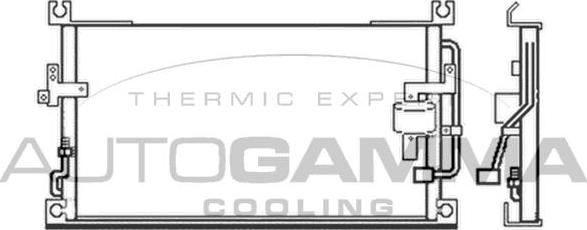 Autogamma 103483 - Condensator, climatizare aaoparts.ro