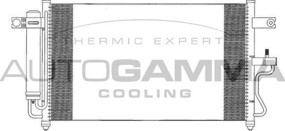 Autogamma 103556 - Condensator, climatizare aaoparts.ro