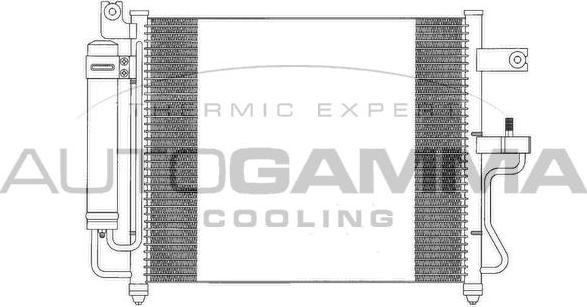 Autogamma 103557 - Condensator, climatizare aaoparts.ro
