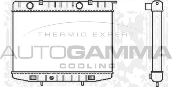 Autogamma 102230 - Radiator, racire motor aaoparts.ro