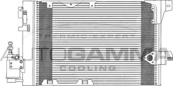 Autogamma 102734 - Condensator, climatizare aaoparts.ro
