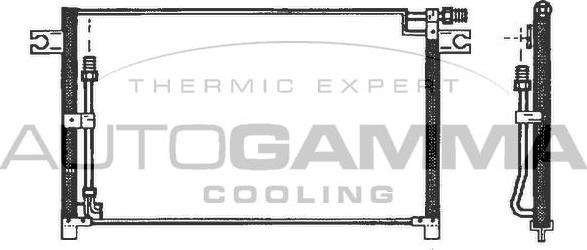 Autogamma 102723 - Condensator, climatizare aaoparts.ro