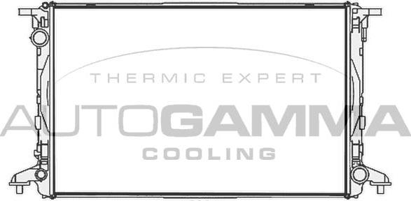 Autogamma 107911 - Radiator, racire motor aaoparts.ro