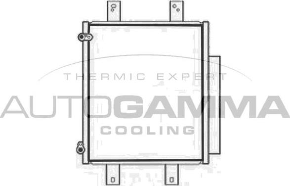 Autogamma 107973 - Condensator, climatizare aaoparts.ro