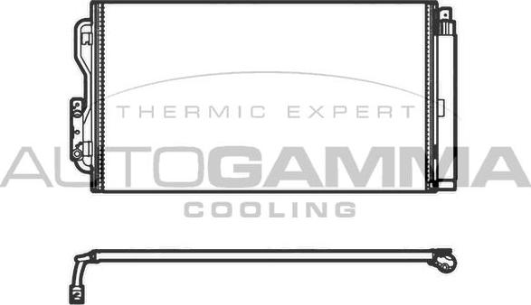 Autogamma 107157 - Condensator, climatizare aaoparts.ro