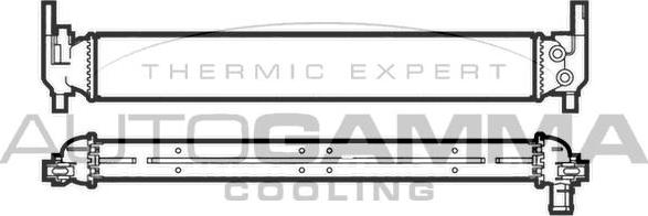 Autogamma 107200 - Radiator, racire motor aaoparts.ro