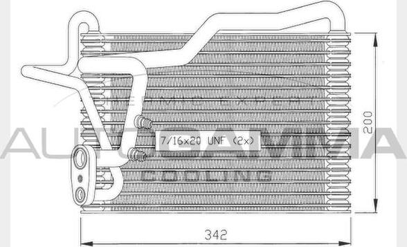 Autogamma 112009 - Evaporator,aer conditionat aaoparts.ro