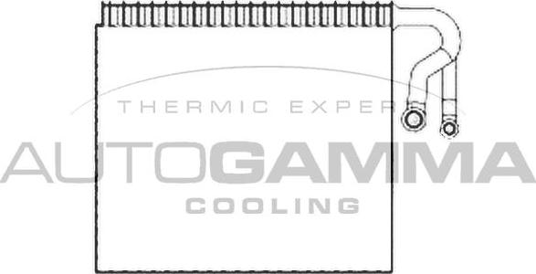 Autogamma 112223 - Evaporator,aer conditionat aaoparts.ro