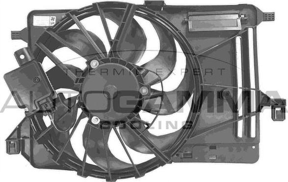 Autogamma GA224016 - Ventilator, radiator aaoparts.ro