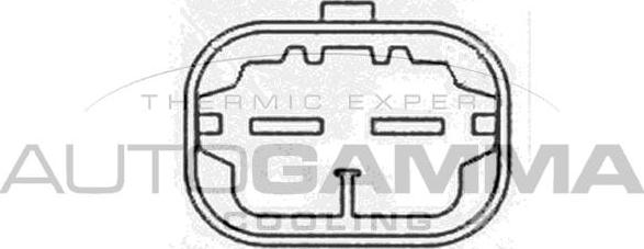 Autogamma GA222009 - Ventilator, radiator aaoparts.ro