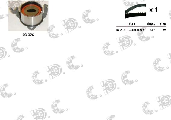 Autokit 04.5452 - Set curea de distributie aaoparts.ro