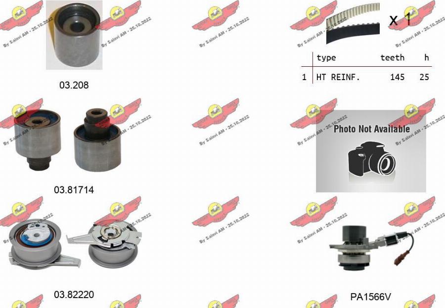 Autokit 04.5479PA2 - Set pompa apa + curea dintata aaoparts.ro