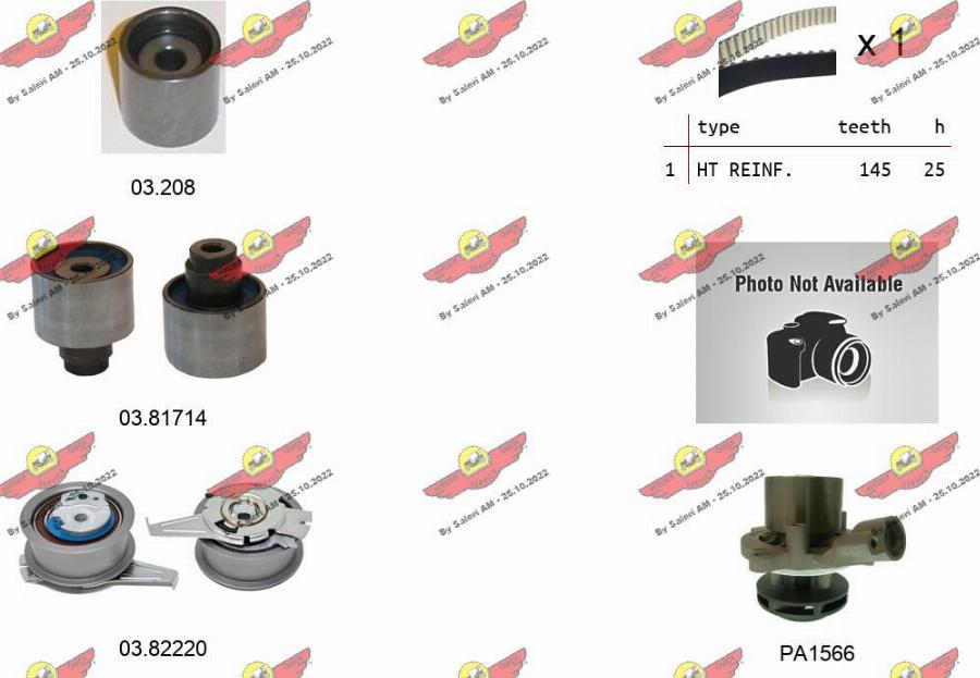 Autokit 04.5479PA - Set pompa apa + curea dintata aaoparts.ro