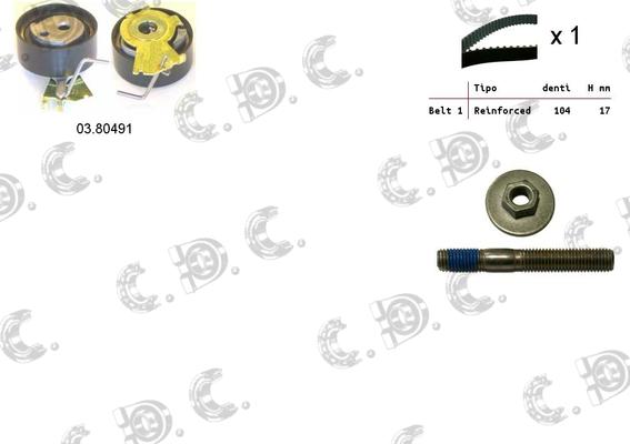 Autokit 04.5048 - Set curea de distributie aaoparts.ro