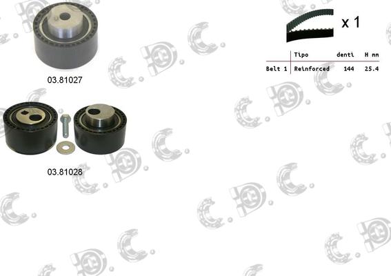 Autokit 04.5273 - Set curea de distributie aaoparts.ro