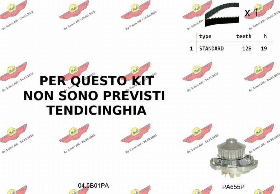 Autokit 04.5B01PA - Set pompa apa + curea dintata aaoparts.ro