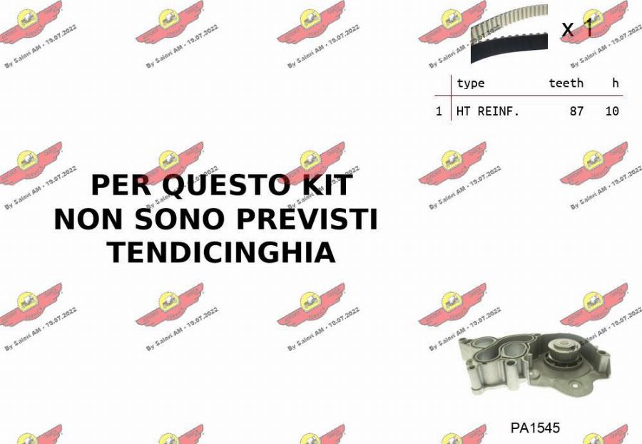 Autokit 04.5B03PA - Set pompa apa + curea dintata aaoparts.ro