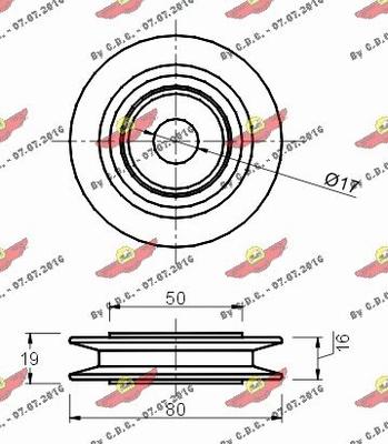 Autokit 03.639 - Rola ghidare / conducere, curea transmisie aaoparts.ro