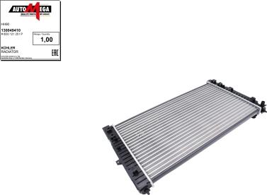 Automega 130049410 - Radiator, racire motor aaoparts.ro
