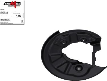 Automega 274761010 - Protectie stropire,disc frana aaoparts.ro