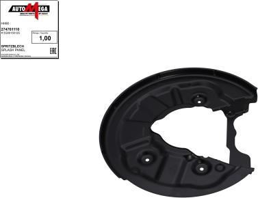 Automega 274761110 - Protectie stropire,disc frana aaoparts.ro
