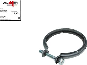 Automega 274739810 - Conector teava, sistem de esapament aaoparts.ro