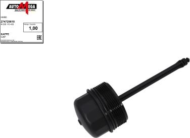 Automega 274725610 - Capac, carcasa filtru ulei aaoparts.ro