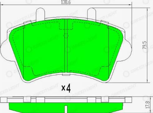 AutomotiveAdriado GLBP0063 - Set placute frana,frana disc aaoparts.ro