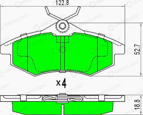 AutomotiveAdriado GLBP0070 - Set placute frana,frana disc aaoparts.ro