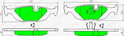 AutomotiveAdriado GLBP0407 - Set placute frana,frana disc aaoparts.ro