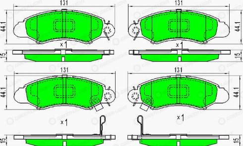 AutomotiveAdriado GLBP0285 - Set placute frana,frana disc aaoparts.ro