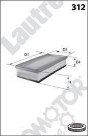 Automotor France LAT137 - Filtru aer aaoparts.ro