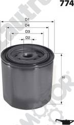 Automotor France LATH05 - Filtru ulei aaoparts.ro