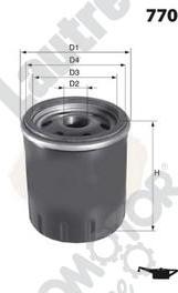 Automotor France LATH01 - Filtru ulei aaoparts.ro