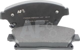 Automotor France PBP0091 - Set placute frana,frana disc aaoparts.ro