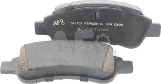 Automotor France PBP0204 - Set placute frana,frana disc aaoparts.ro