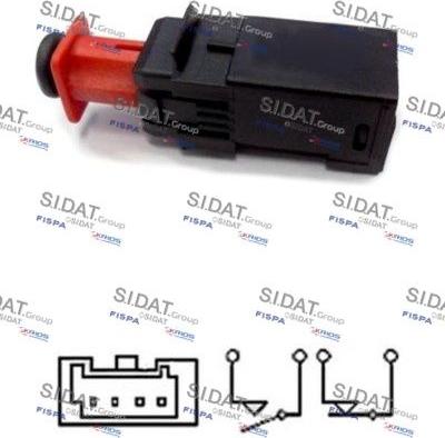 Autoteam E140080A2 - Comutator lumini frana aaoparts.ro