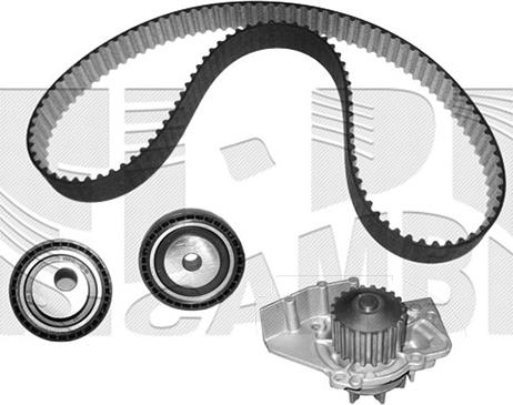 Autoteam KATW1524 - Set pompa apa + curea dintata aaoparts.ro