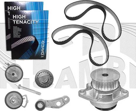 Autoteam KATW1319 - Set pompa apa + curea dintata aaoparts.ro