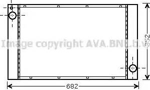 AVA BW 2333 - Radiator, racire motor aaoparts.ro