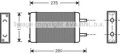 AVA CN6053 - Schimbator caldura, incalzire habitaclu aaoparts.ro